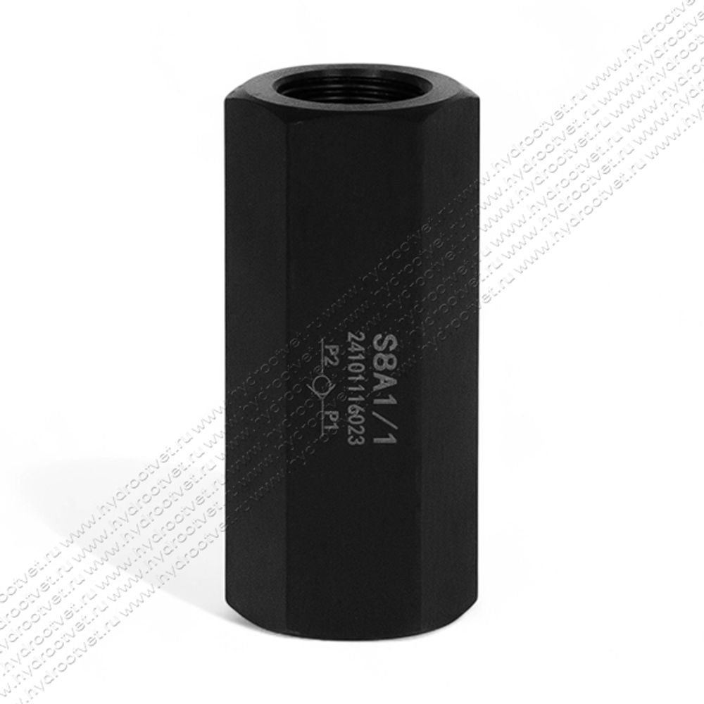 S8A1/1 - Обратный клапан трубного монтажа Ду8, G3/8 с давлением открытия 0,5 бар