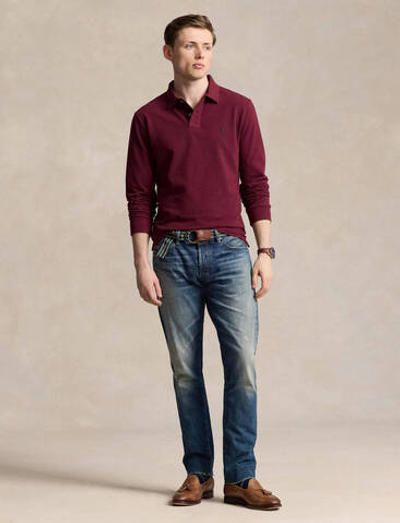 Поло POLO RALPH LAUREN - бордовый(710680790)