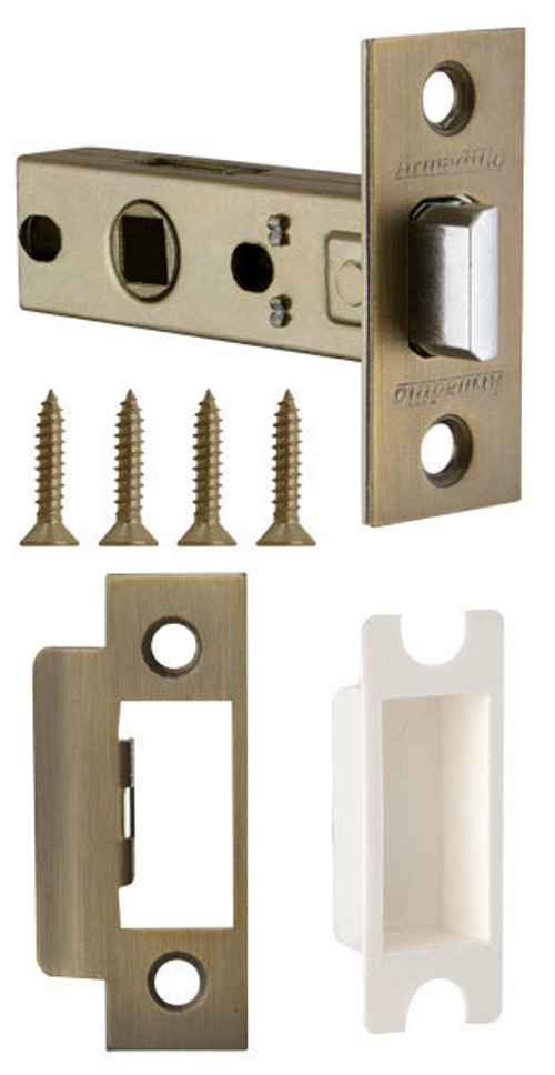 [ТОВАРА НЕТ В НАЛИЧИИ] Защелка врезная Армадилло LH 120-45-25 BOX WAB, цвет бронза матовая (гарантия - 5 лет)