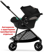 Коляска Cybex Melio Carbon 2 в 1 Fog Grey/Magic Black с дождевиками