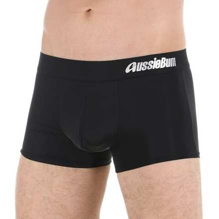 Мужские трусы боксеры черные AussieBum