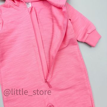 Комбинезон из футера, Клубничное суфле