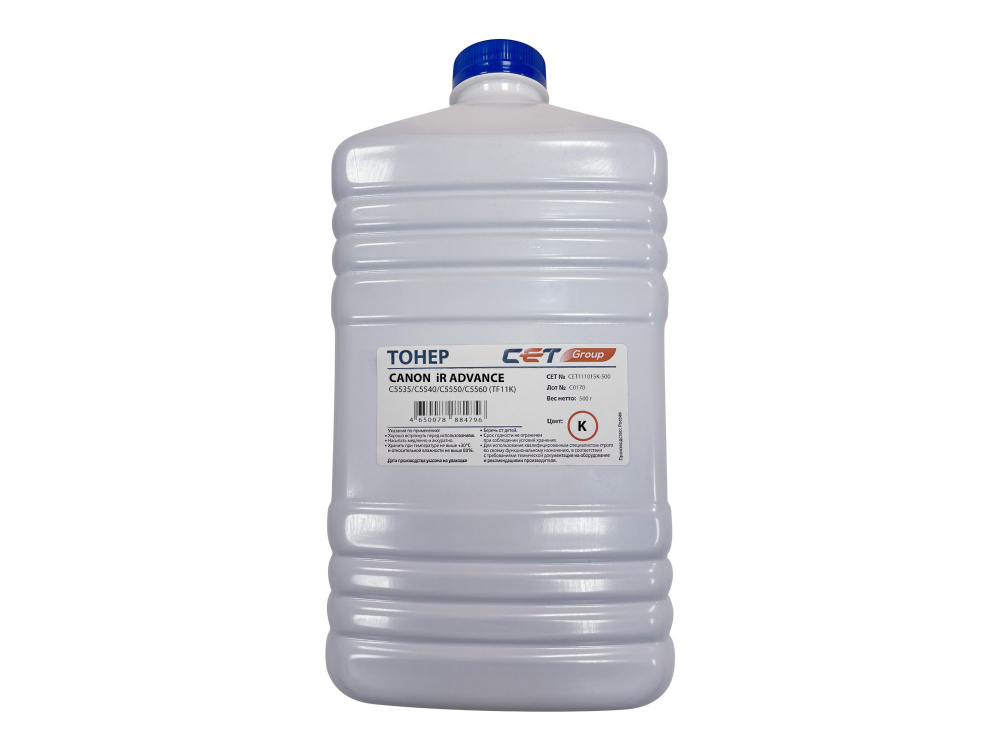 Тонер TF11K C-EXV51 для CANON iR ADVANCE C5535/C5540/C5550/C5560 (CET) Black, 500г/бут, CET111015K-500