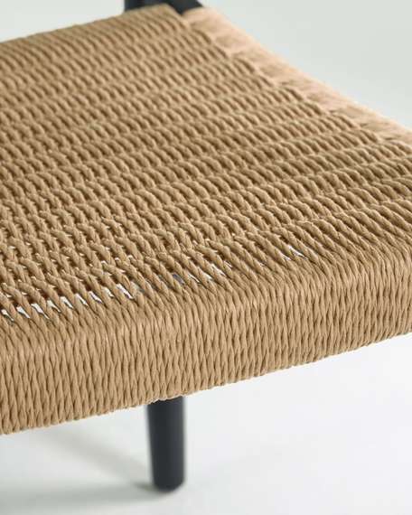 Стул Glynis черный со светлым сиденьем