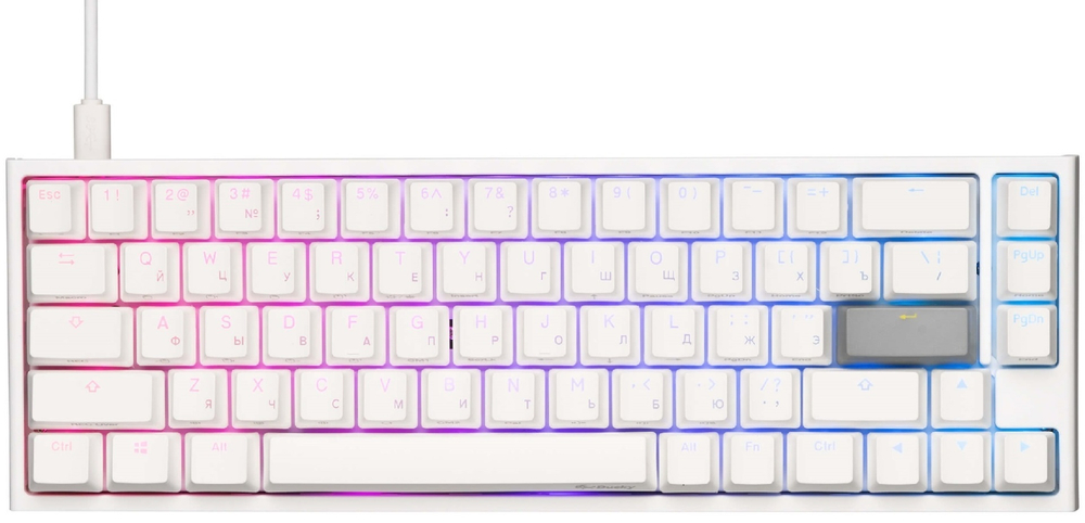 Клавиатура Ducky One 2 SF DKON1967ST-PRUPDWWT1 белый