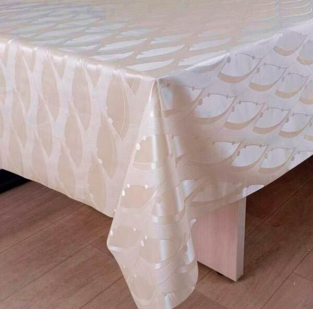 Клеенка BOGEMA шелкография на ткани 0,28мм*137см*20м (бежевый)