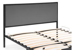 Двуспальная кровать Эгерт 160х200 черный / antracite