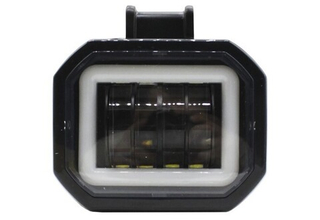 Прожектор LED-СТГ -прямоуг 40W ( 70*60*50) 4Lenz+ДХО пара NTS (40W-S-RING-W) (срез углы)