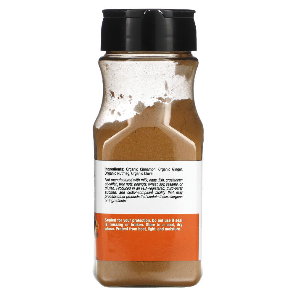 California Gold Nutrition, Foods, органические специи для тыквы, 142 г (5 унций)