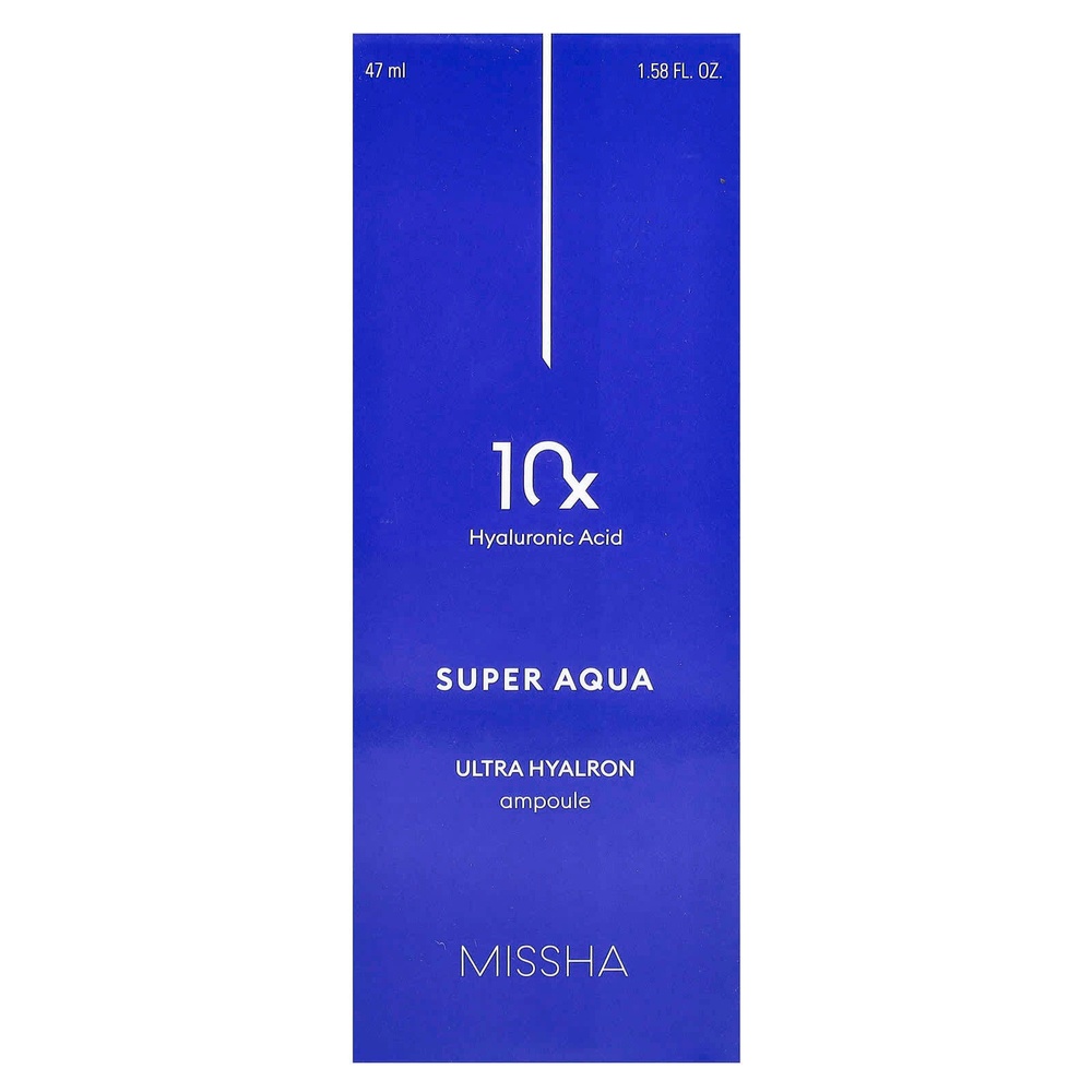 Missha, Super Aqua, ультра гиалроновая ампула, 47 мл (1,58 жидк. унц.)