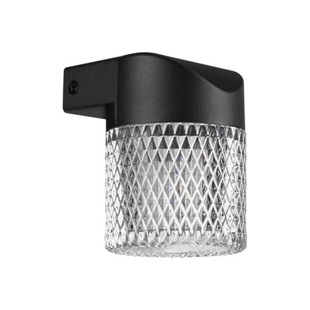 359293 STREET NT24 722 черный Светильник ландшафтный настенный IP65 LED 7W 4000K 175-265V ESTIMA