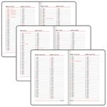 Ежедневник датированный 2023 А5 138x213 мм BRAUBERG "Chameleon", под кожу, черный/синий, 114109