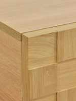 Тумба под телевизор напольная Лоред, дуб, металл, ДСП