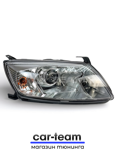 Фары на Лада Гранта передние с Bi LED модулями 3.0 дюйма, хром маска (под ключ)