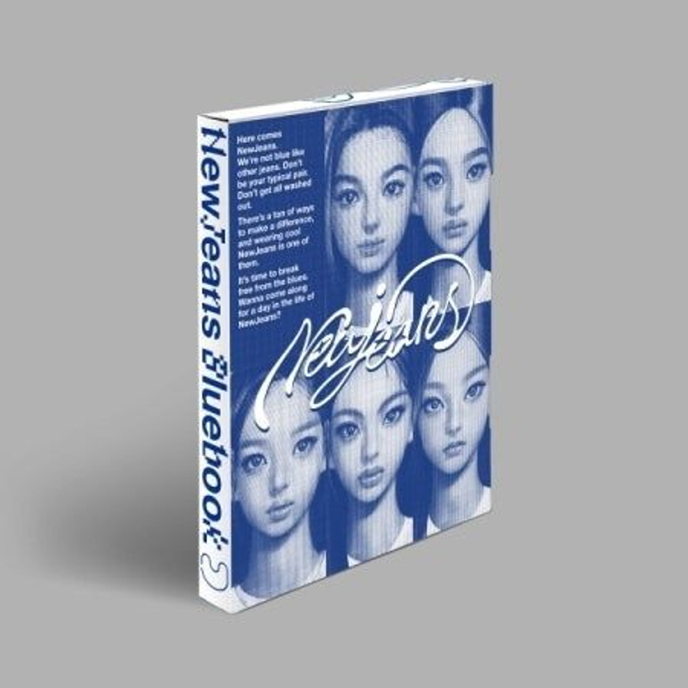 Альбом NEWJEANS - NEW JEANS 1st EP Album BLUEBOOK 6 Version SET