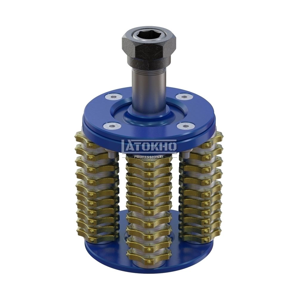 LATOKHO DSCW 100 (Россия) Пристеночный фрезеровальный барабан (фреза) с пятигранными ножами