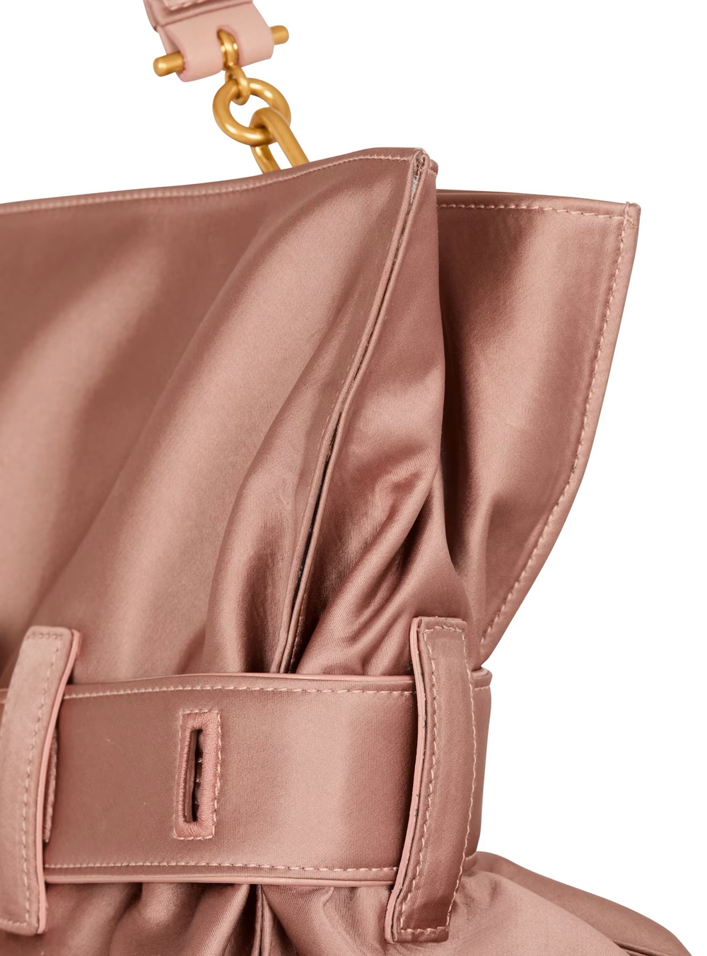 Balmain Атласная сумка Anthem, розовый