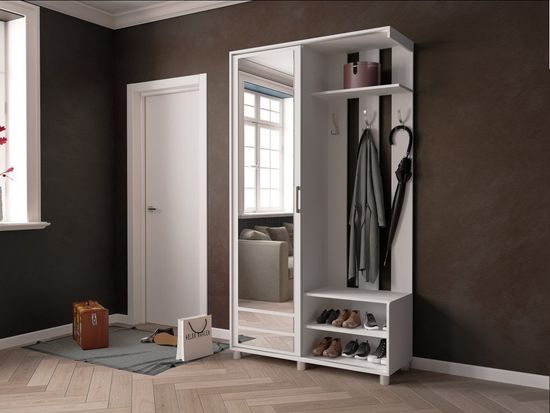 Прихожая ЛАРГО-2 белый