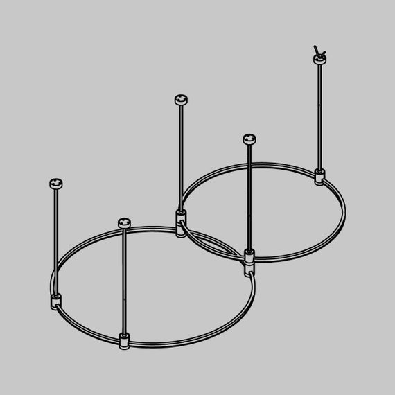 Основание Medium для трековых светильников Maytoni Technical Flarity TFC-Flar-M01-BS