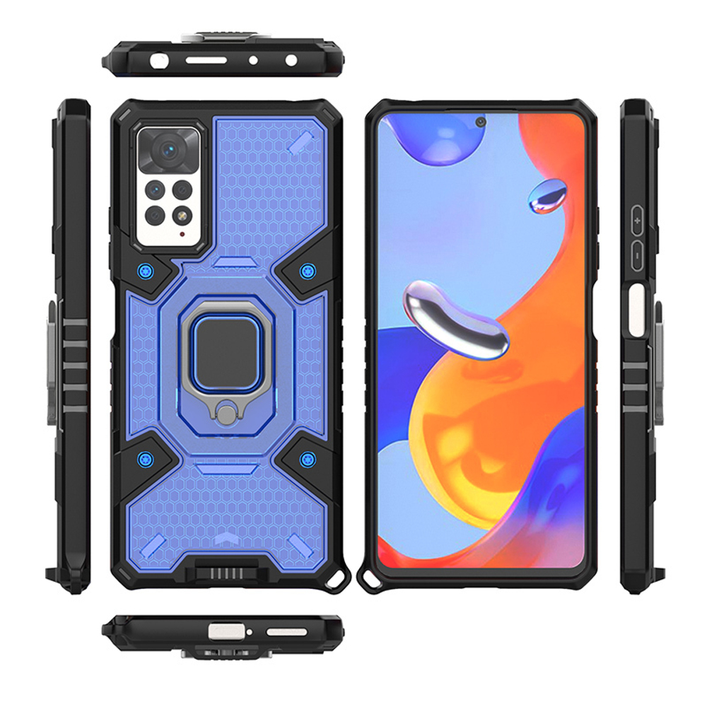 Противоударный чехол с Innovation Case с защитой камеры для Xiaomi Redmi Note 11 Pro