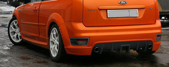 Диффузор "Sport" заднего бампера Ford Focus 2 ST