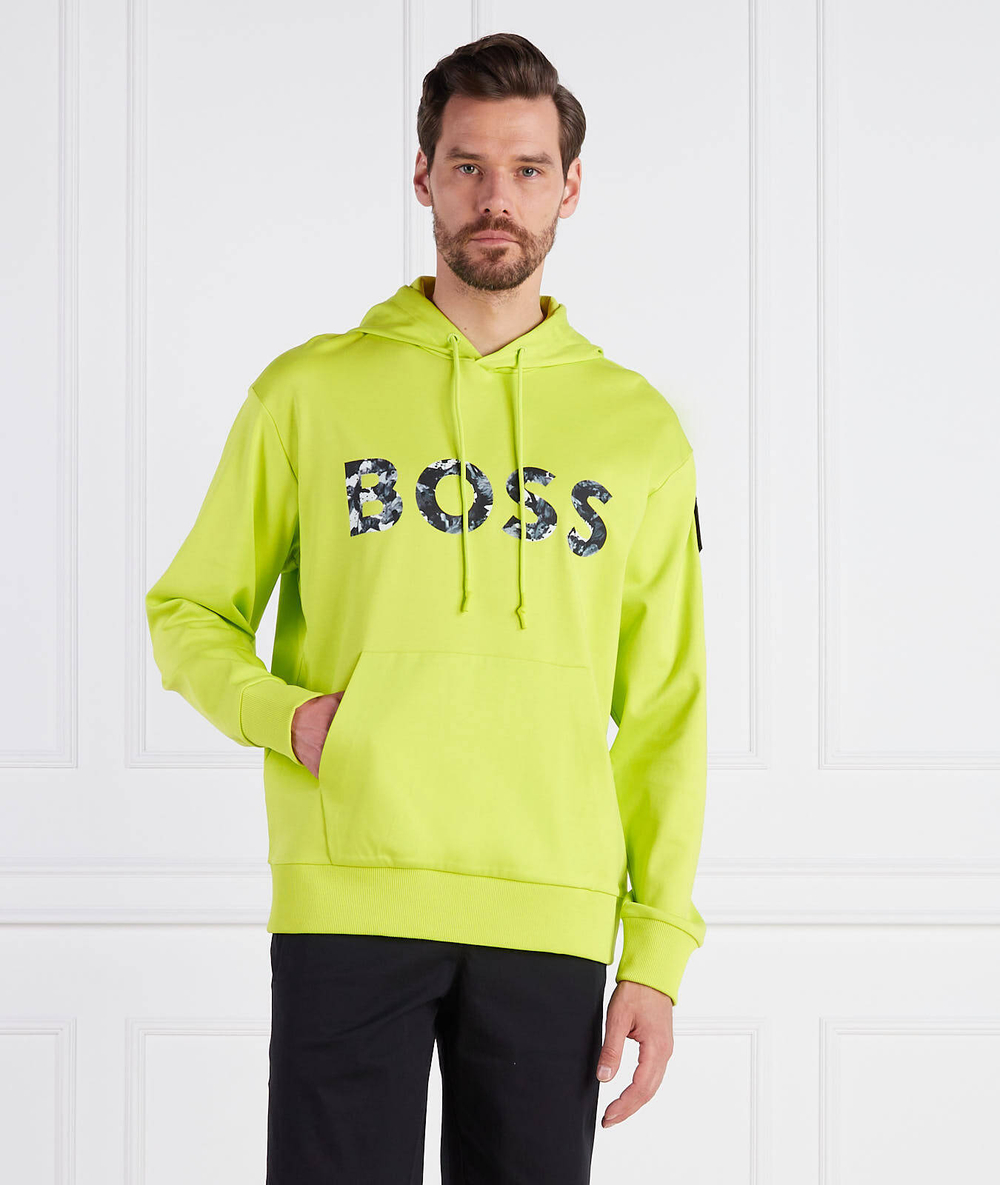 Худи Soody Lotus BOSS GREEN - лимонный(50489152)