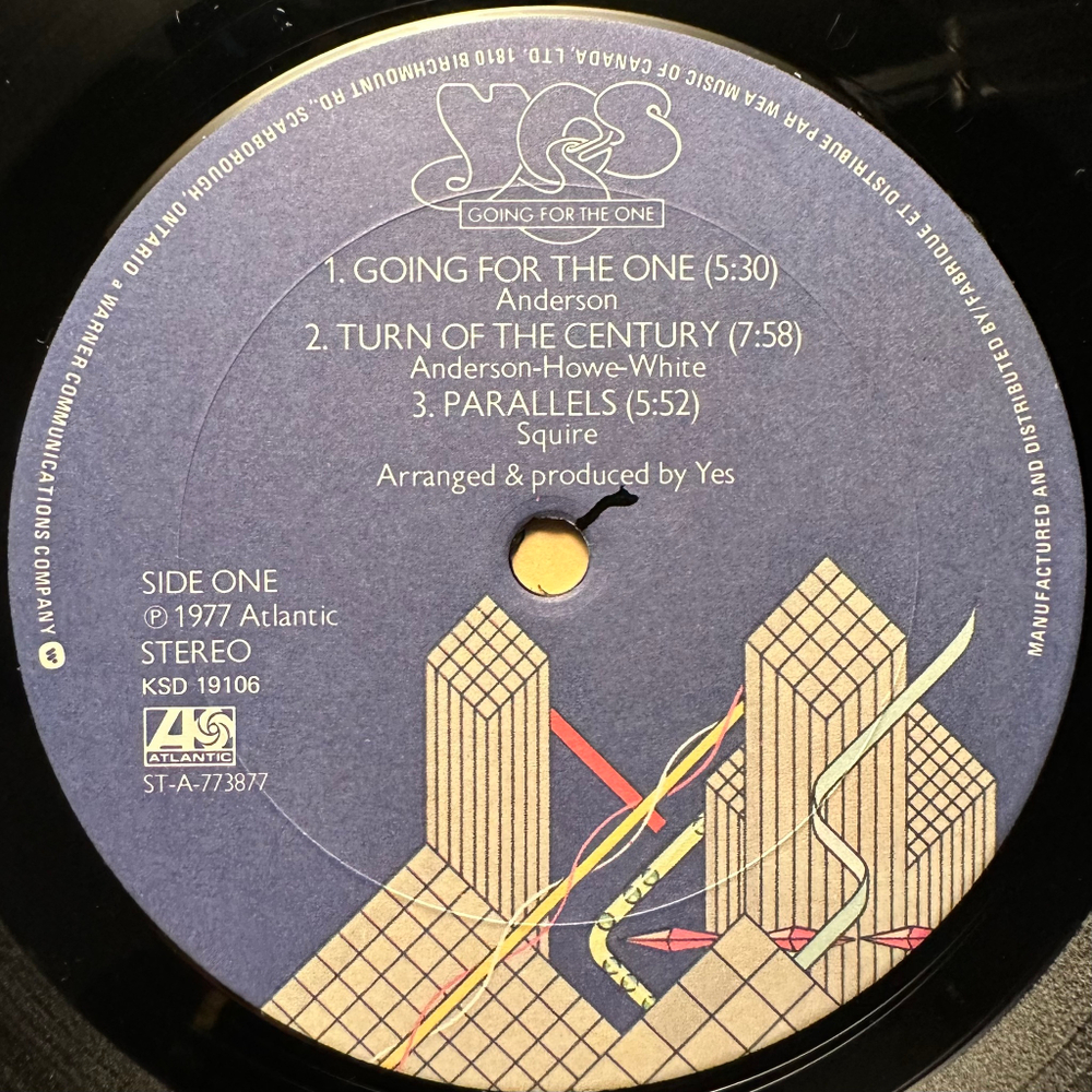 Yes - Going For The One (Канада 1977г.)
