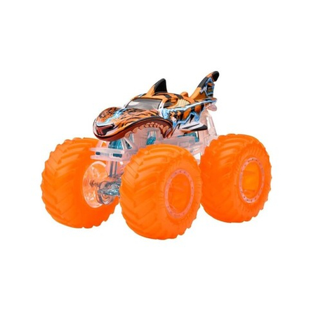 Hot Wheels Monster Trucks - Tiger Shark Power Smashers Металлический автомобиль HYJ21 / артикул   HYJ19 HYJ21  / GTIN 194735247769
