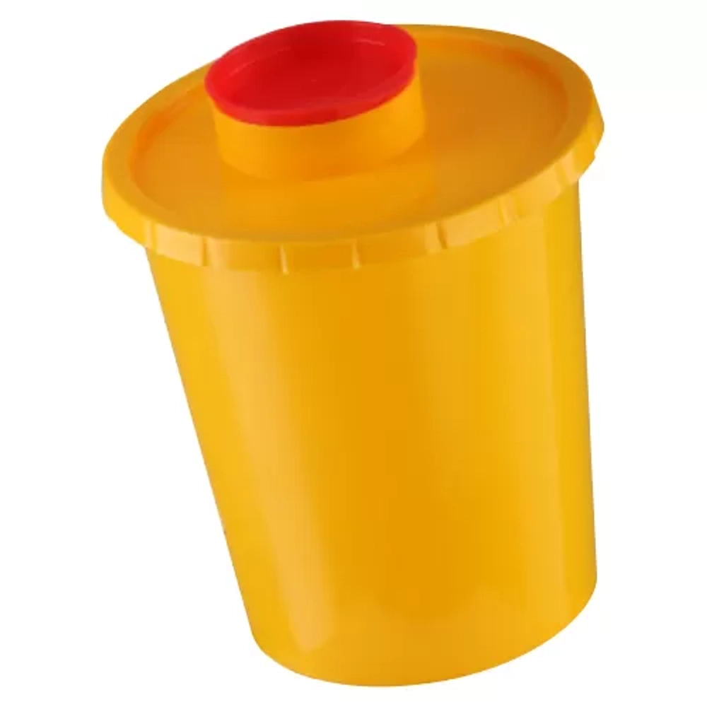 Контейнер для утилизации игл КМ-Проект класс Б, высота 148 мм, 1 л