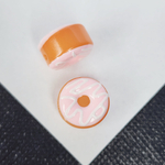 Бусина лэмпворк, пончик с глазурью, р-р 15мм, штучно