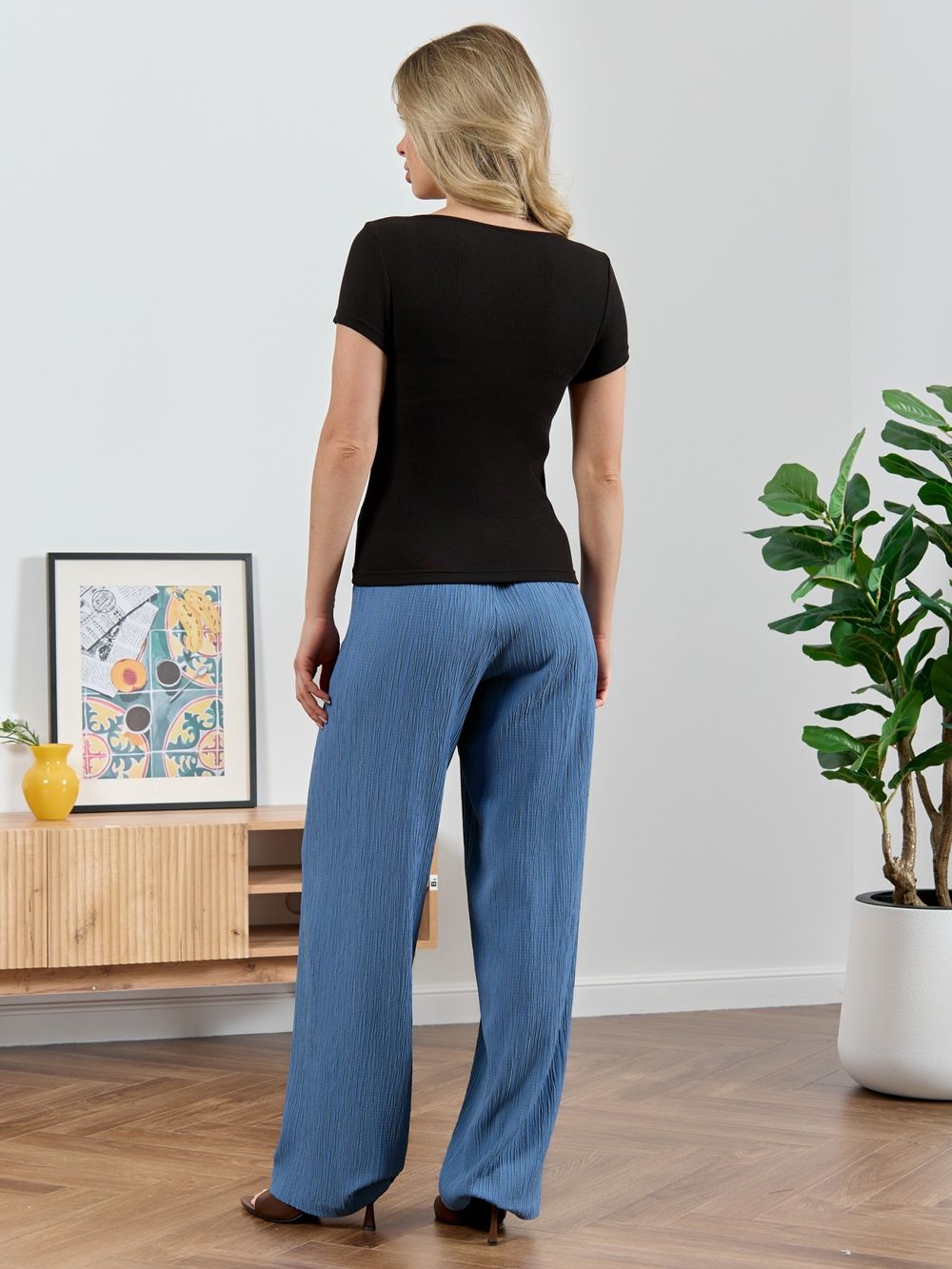 Блузка (топ) Сиеста-7 Виотекс ЧЁРНЫЙ