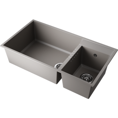Мойка Omoikiri Tedori 85-2-U-GR Tetogranit/leningrad grey