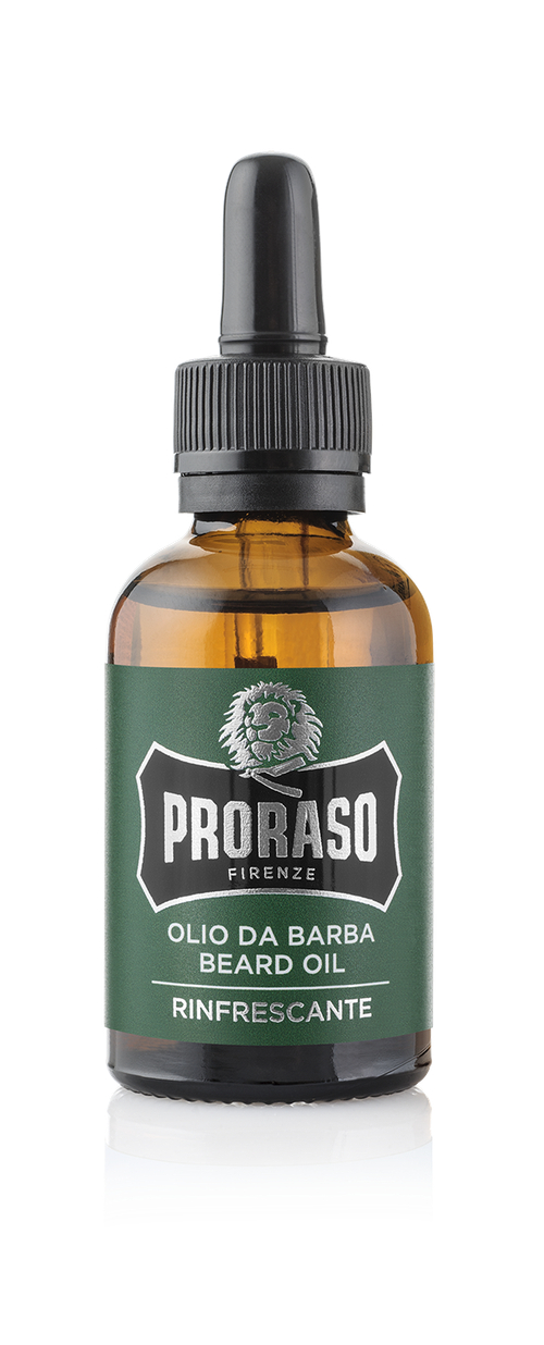 Proraso Beard Oil Refreshing - Масло для бороды  Освежающий Эвкалипт и Ментол 30 мл