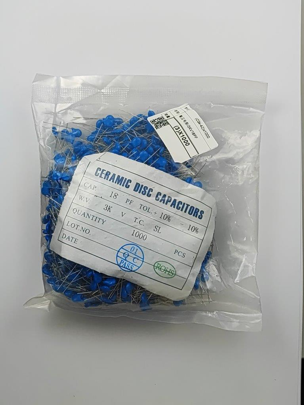 Конденсатор 3KV-18PF