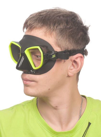 Маска Salvimar NOAH, кислотно-зеленая, АНТИФОГ