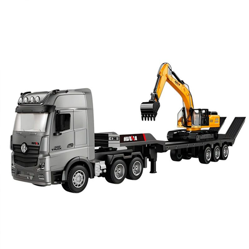 Радиоуправляемый грузовик HuiNa Toys масштаб 1/18 2.4G 9CH - HN1522 (свет, звук)