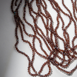 Хрустальные бусины "Марказит" с эффектом иризации, оттенок "Марсала", 4,3*3,5мм, рондель