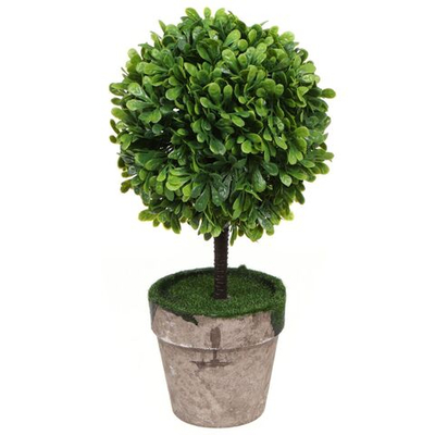 Цветок искусственный декоративный Композиция Самшит, 25х8х8 см, Y4-3487