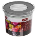 Банка для продуктов пластиковая 600мл «Premium» 11*10см