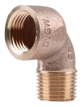 Viega угольник НР-ВР 90° (бронза) 1/2"