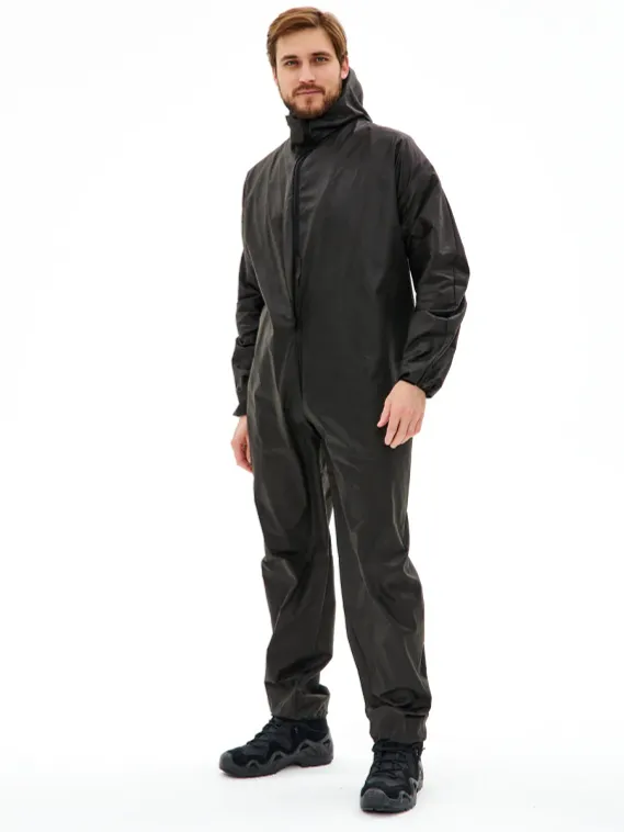 Защитный комбинезон Каспер 40гр/м2.,одноразовый черный