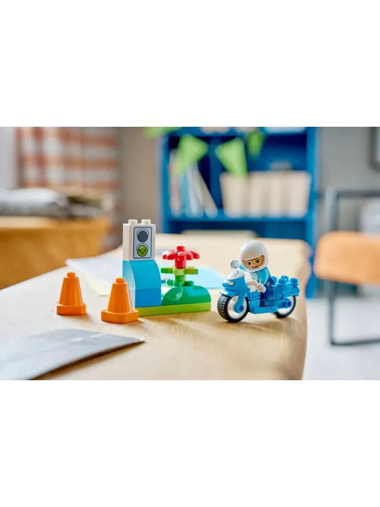 Конструктор DUPLO 10471 Синий Полицейский Мотоцикл