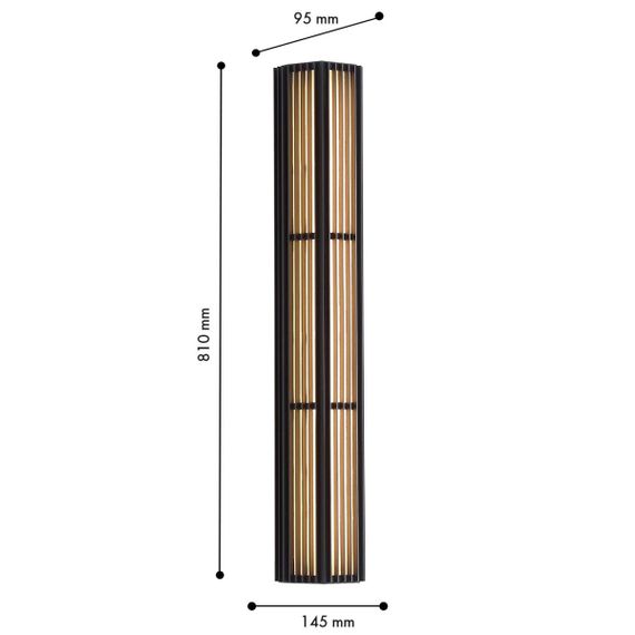 Уличный настенный светильник Favourite Trellis 4824-3W