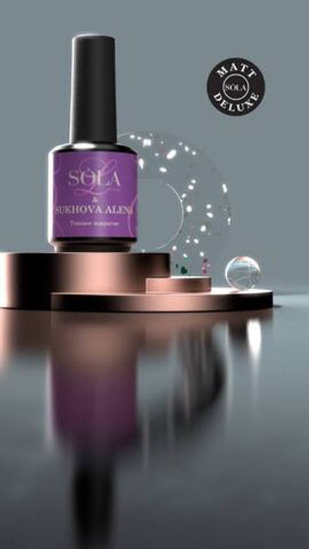 SoLa Top Matt Deluxe - Матовый Топ, 15мл