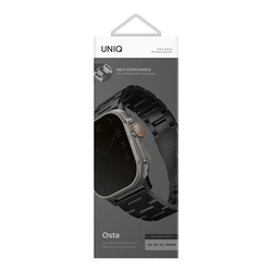 Ремешок Uniq OSTA Steel Strap для Apple Watch 49-46-45-44 мм, черный