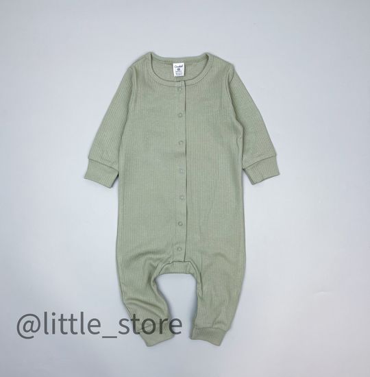 Слип хлопковый Смешные зайки" темно-оливковый