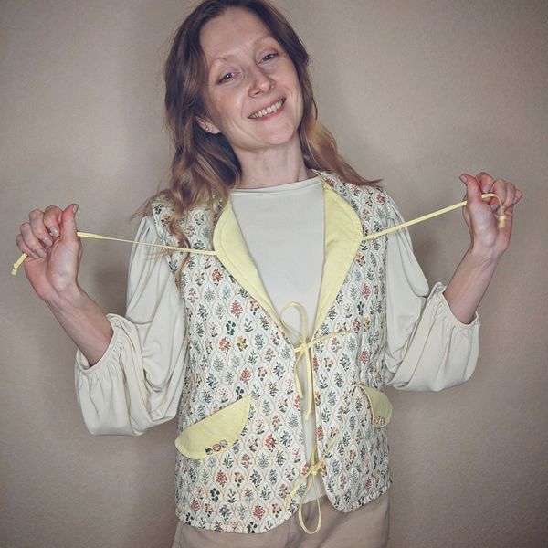БОТАНИЧЕСКИЙ АРАБЕСК 100% хлопок Handmade Fabrics 3