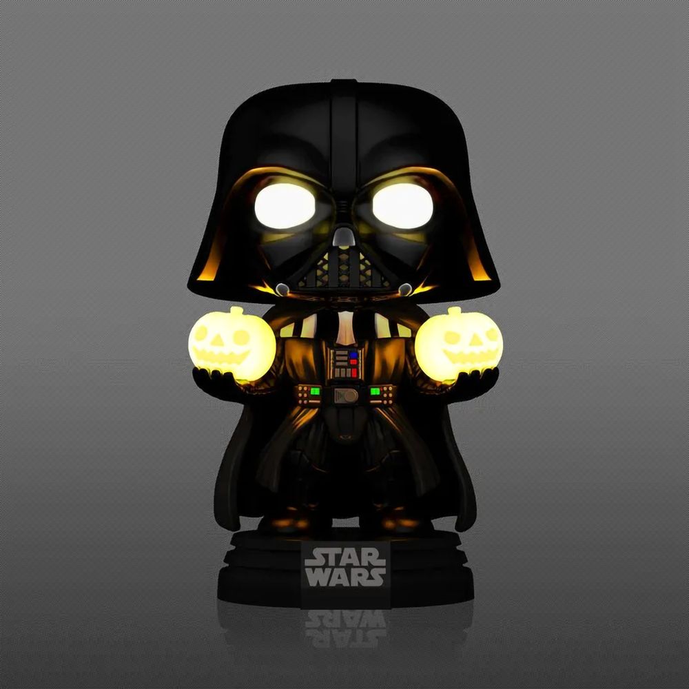 Фигурка Funko POP! Bobble Star Wars Darth Vader Holding Jack-o-Lanterns (SFX) 6"