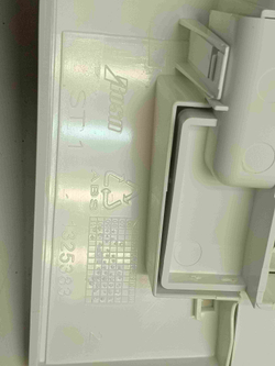 LS60840L кт224 Крышка дозатора порошка для стиральной машины AEG 110880200 б/у