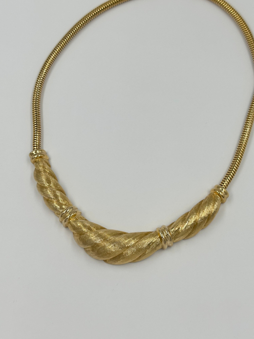 Колье с брашировкой Christian Dior